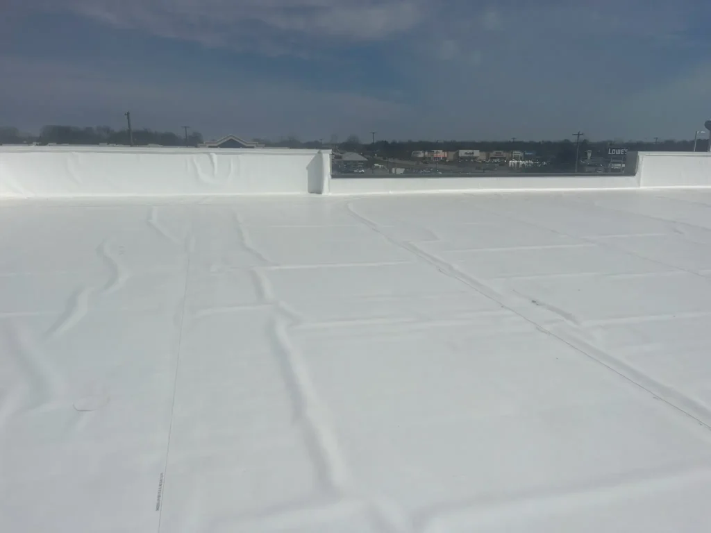 New TPO commercial roof