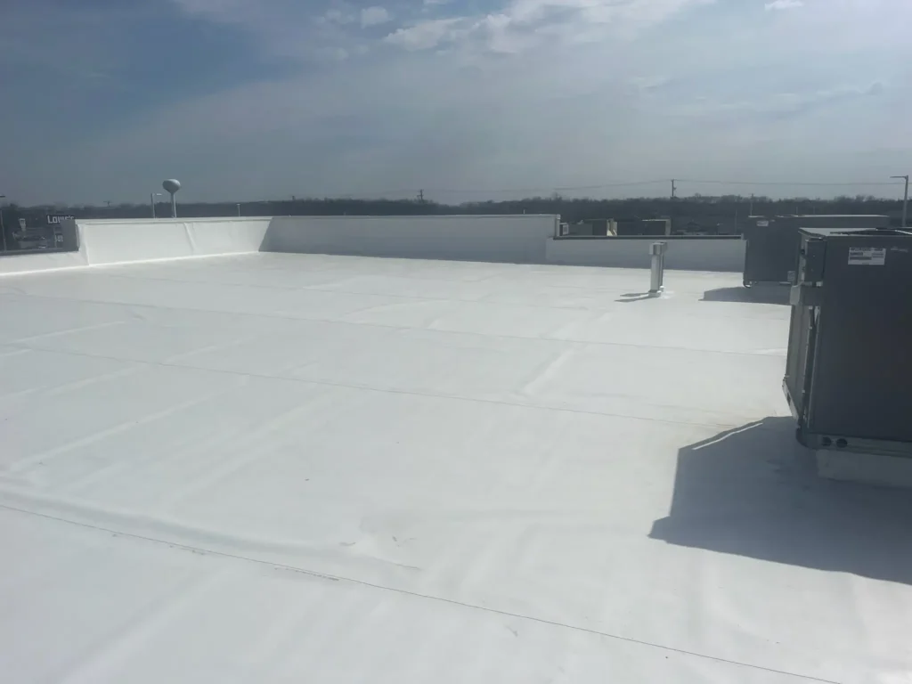 New TPO commercial roof