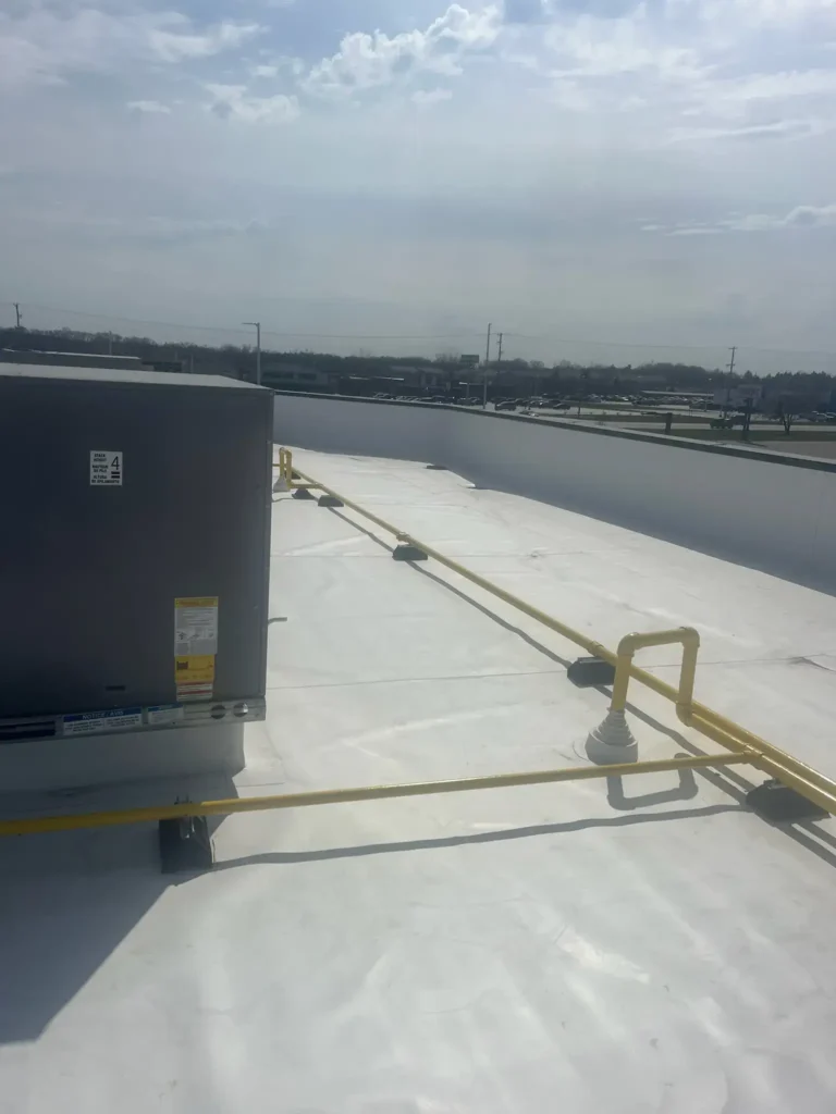 New TPO commercial roof