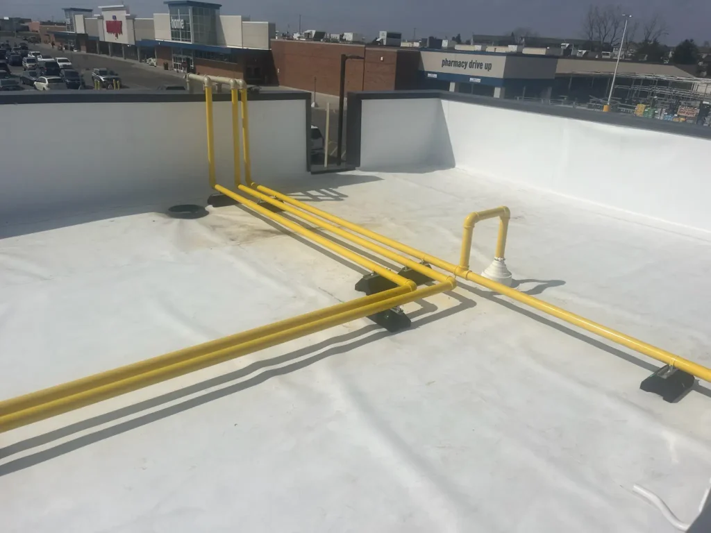 New TPO commercial roof