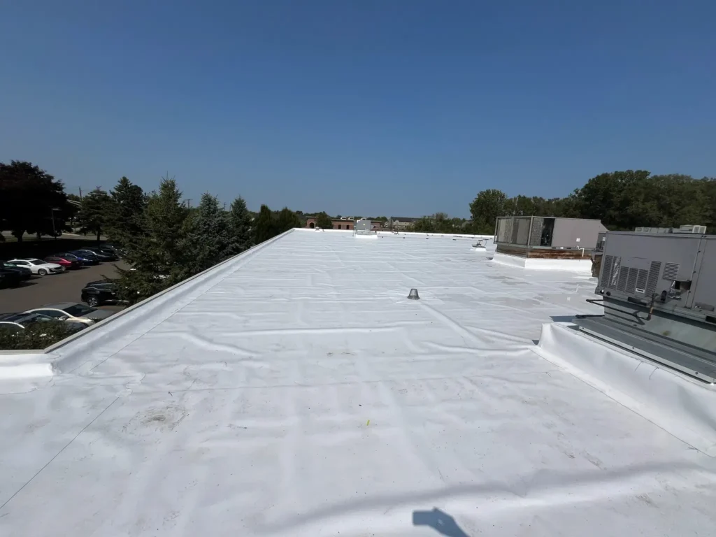 New TPO commercial roof