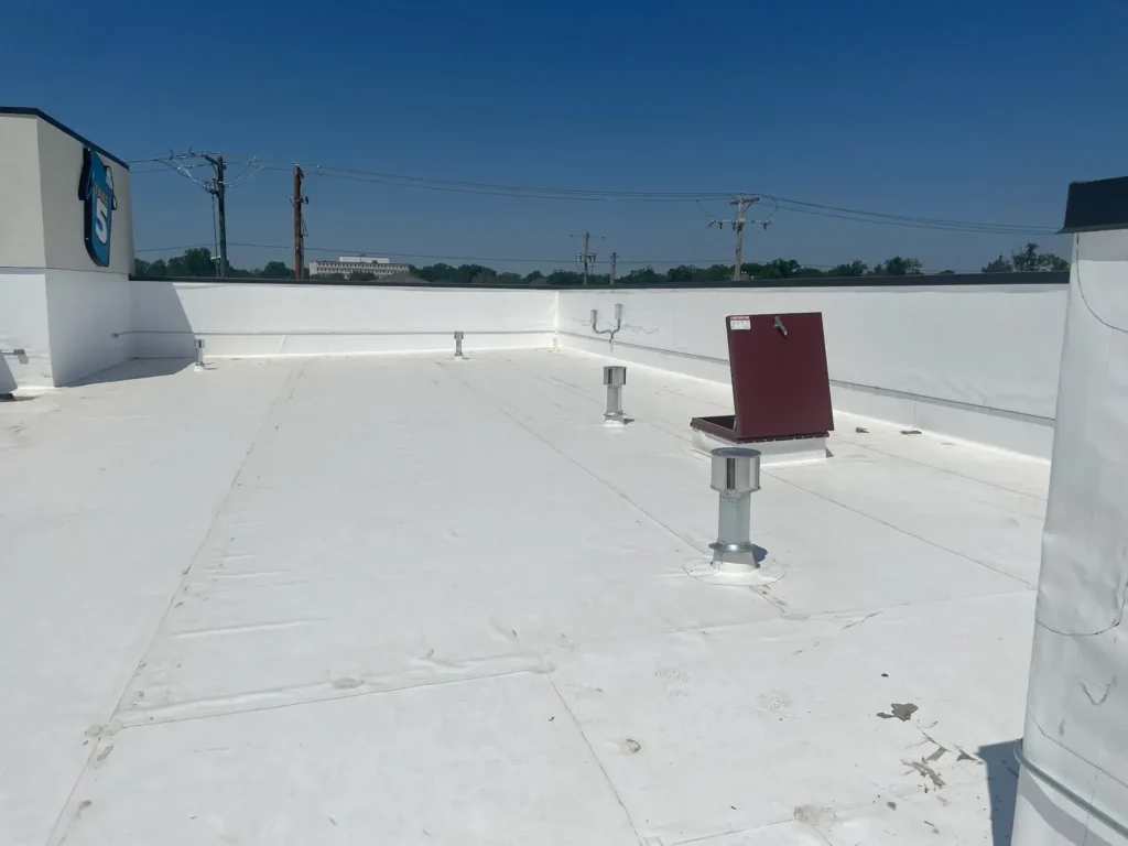 New TPO commercial roof