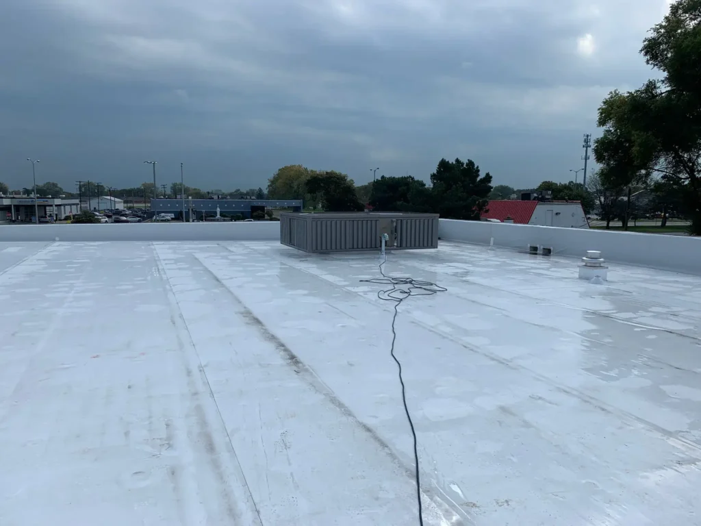 New TPO commercial roof