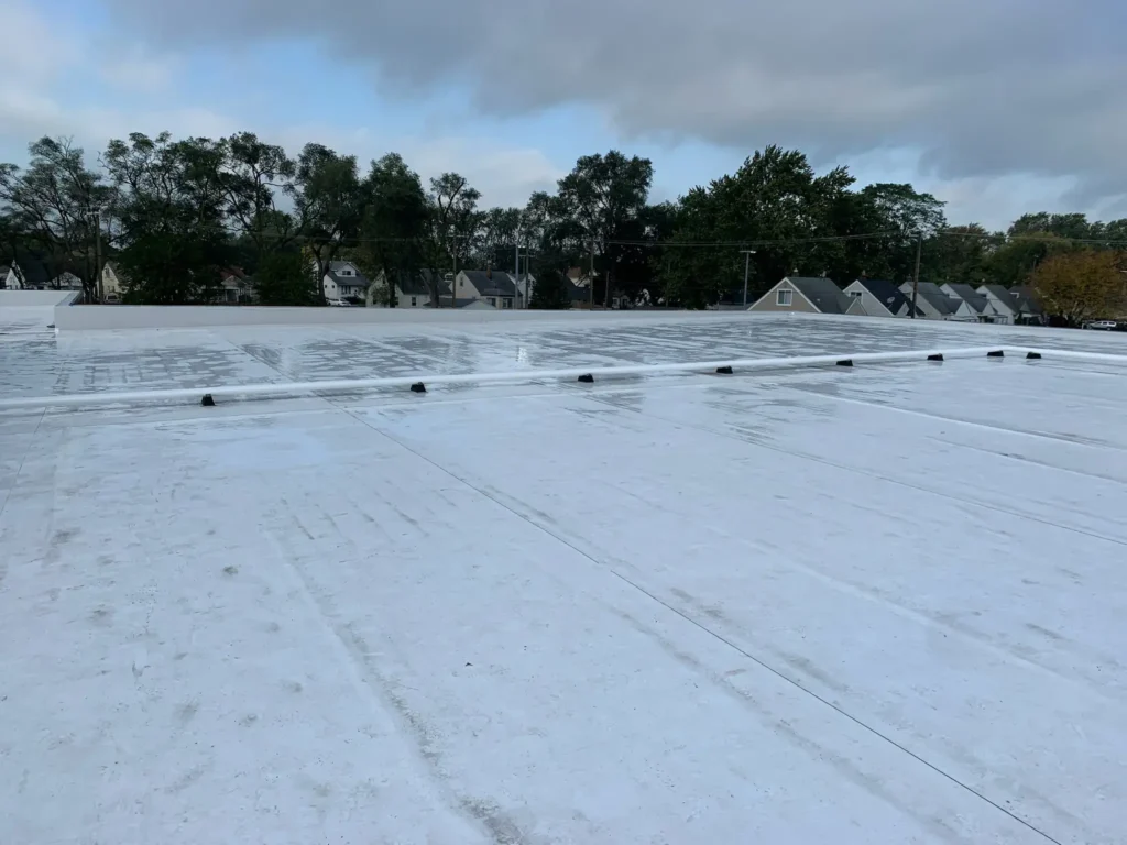 New TPO commercial roof