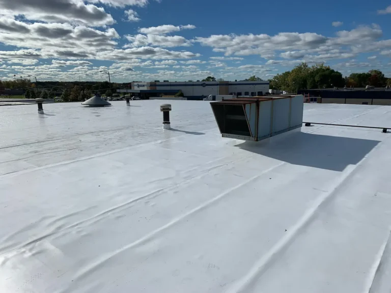 New TPO commercial roof
