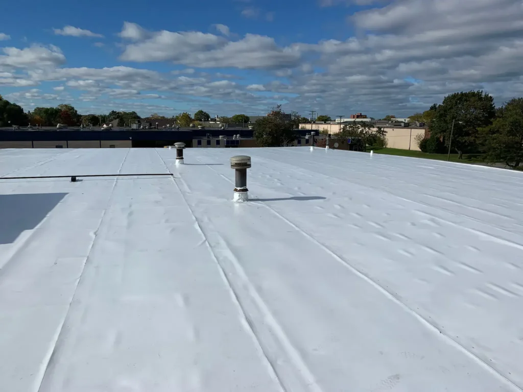 New TPO commercial roof