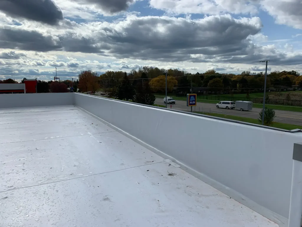 New TPO commercial roof