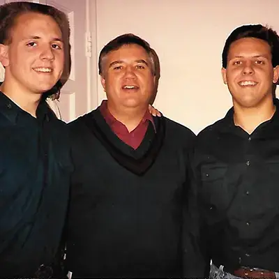 Charles Smith and his sons, Tom and Brian
