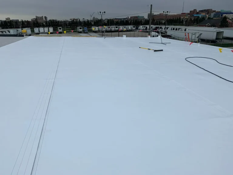 Summit Commercial Roofing professionals working on a new roof