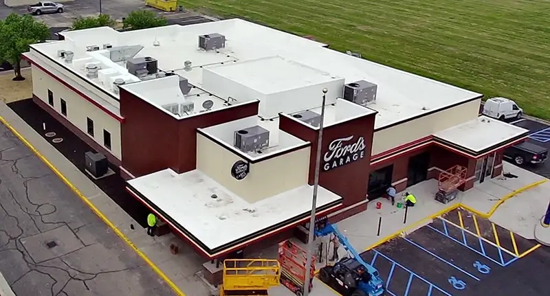 New commercial TPO roof