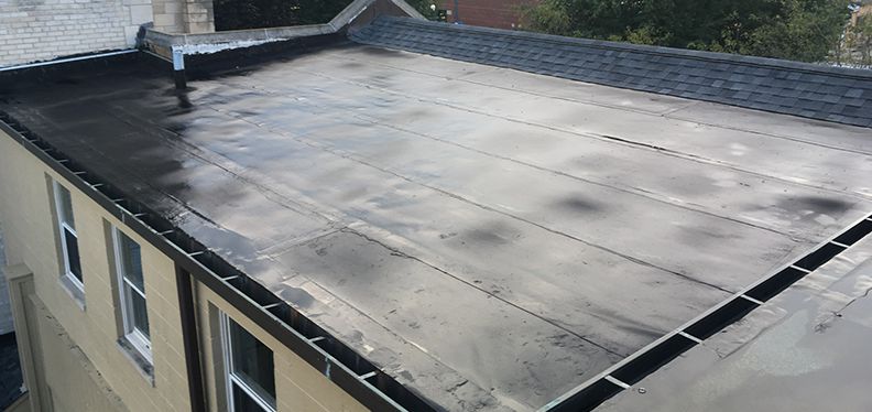 modified bitumen roofing installation