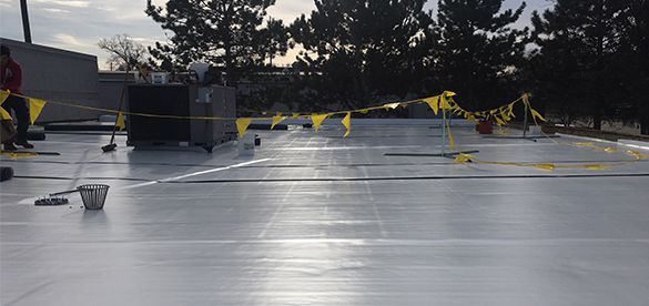 commercial flat roof types
